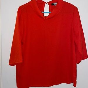Red/orange blouse